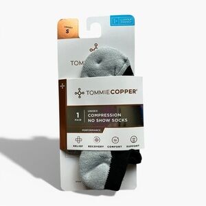 🌻NEW w.tags Tommie Copper white unisex compression no show socks Size Small